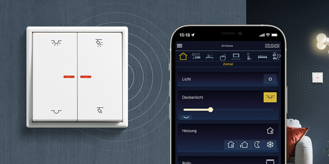 KNX RF Taster bei EES Eichsfelder-Elektro-Service GmbH in Deuna